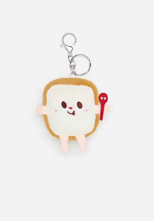 Tessa Design - Georgia plush toy bag charm accessory-beige