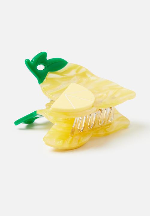 Tessa Design - Aspen lemon claw clip-yellow