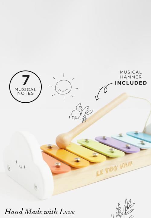 Le Toy Van - 2Pcs  Rainbow Xylophone - multi