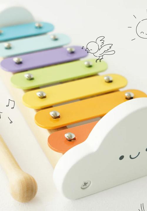 Le Toy Van - 2Pcs  Rainbow Xylophone - multi