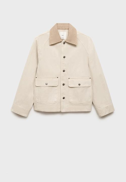 MANGO - Jacket Newrio - Light Beige