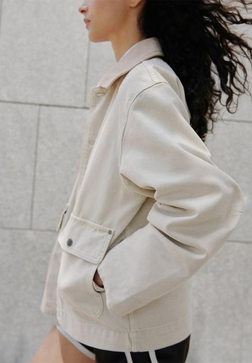 MANGO - Jacket Newrio - Light Beige