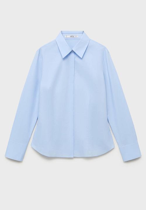 MANGO - Shirt Sofia - Light/Pastel Blue