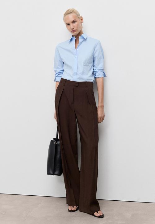 MANGO - Shirt Sofia - Light/Pastel Blue