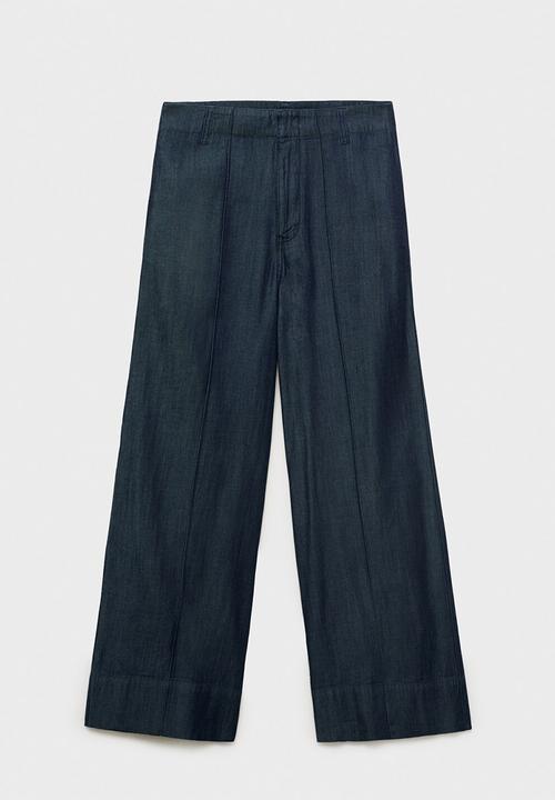 MANGO - Trousers Lua - Open Blue