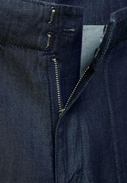 MANGO - Trousers Lua - Open Blue