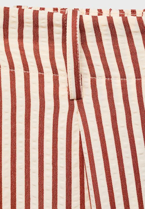 MANGO - Trousers Sal - Medium Orange