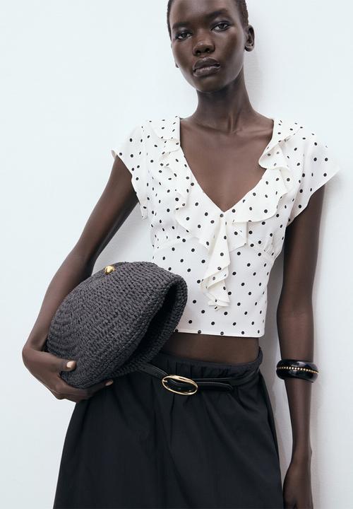 MANGO - Blouse Kendal - Natural
