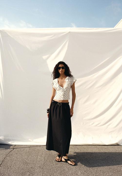 MANGO - Blouse Kendal - Natural