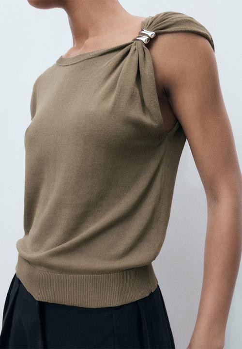 MANGO - Sweater Sophia - Medium Brown