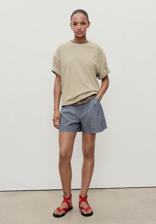 MANGO - Shorts Ibiza - Medium Blue