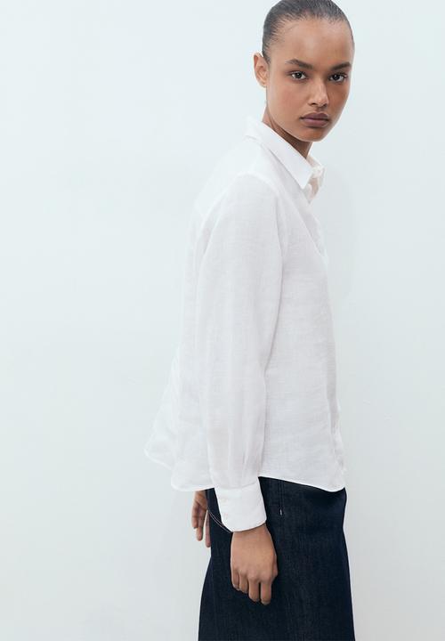 MANGO - Shirt Lino - Natural