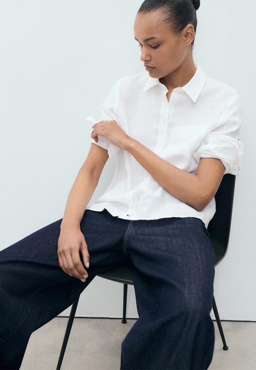 MANGO - Shirt Lino - Natural