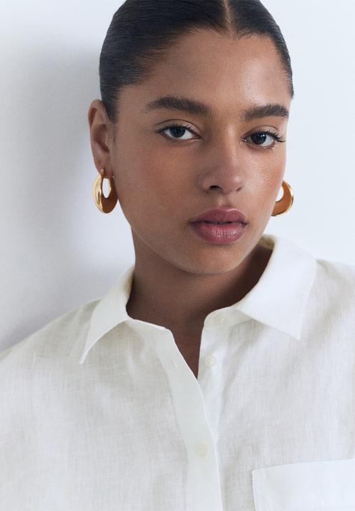 MANGO - Shirt Lino - Natural