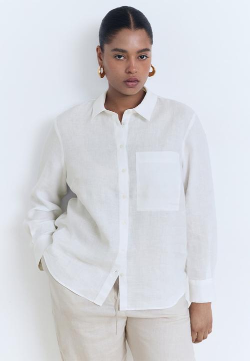 MANGO - Shirt Lino - Natural