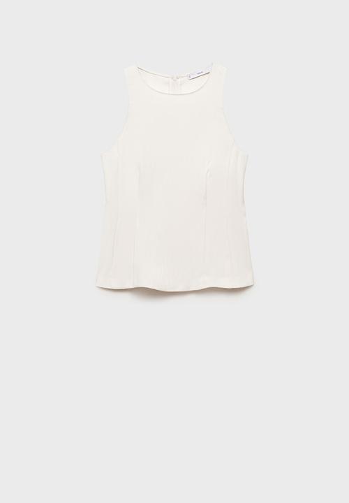 MANGO - Blouse Pepa - Natural