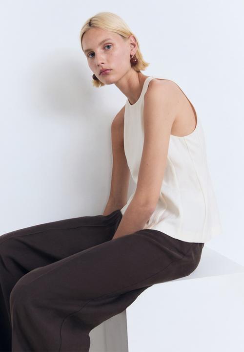 MANGO - Blouse Pepa - Natural