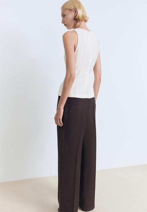 MANGO - Blouse Pepa - Natural
