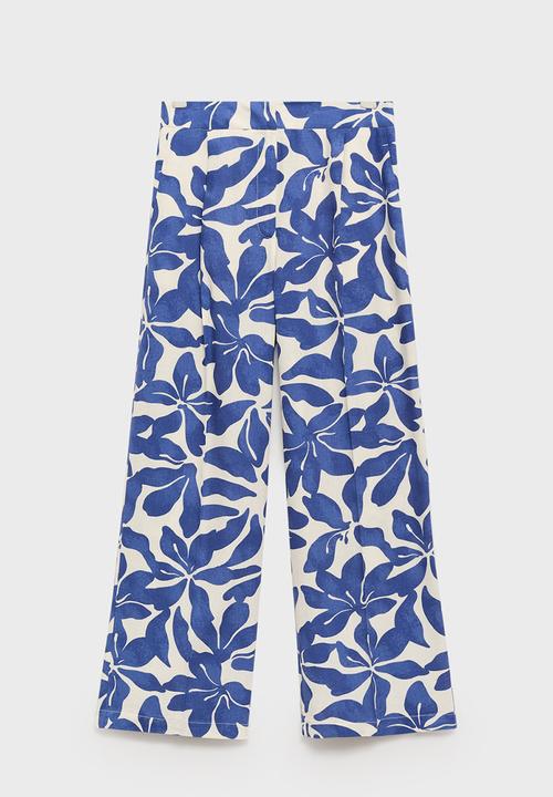 MANGO - Trousers Jamie - Medium Blue