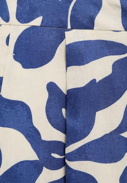 MANGO - Trousers Jamie - Medium Blue