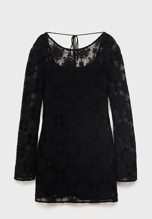 MANGO - Dress Cranky - Black