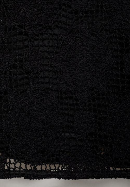 MANGO - Dress Cranky - Black