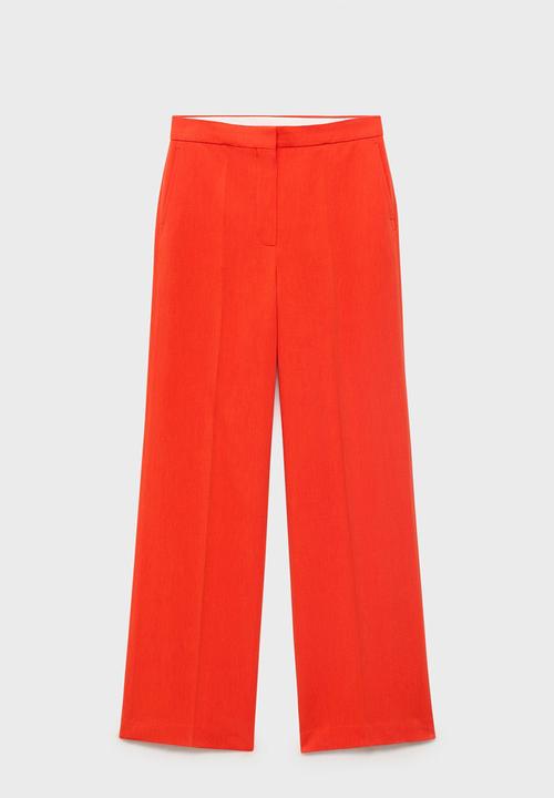 MANGO - Trousers Miso - Bright Red
