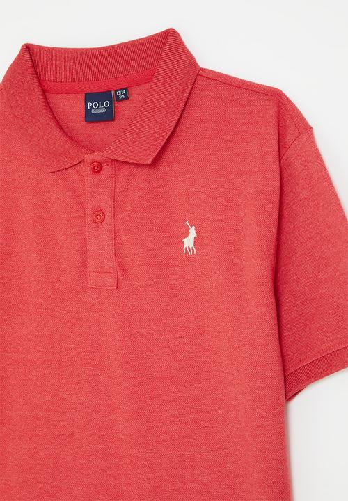 POLO - Boys austin ss golfer - samba red