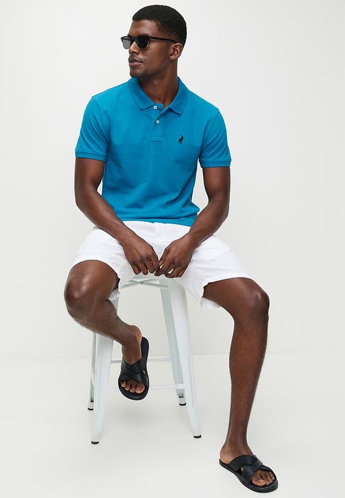 POLO - Carter essential pique ss golfer - blue