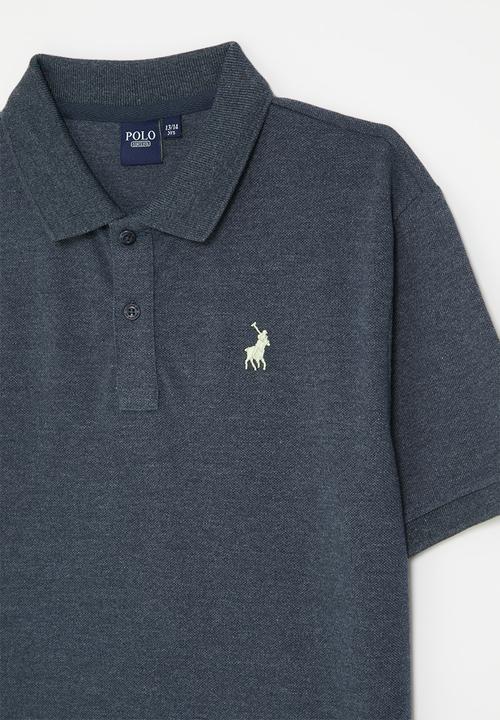 POLO - Boys austin ss golfer - navy melange
