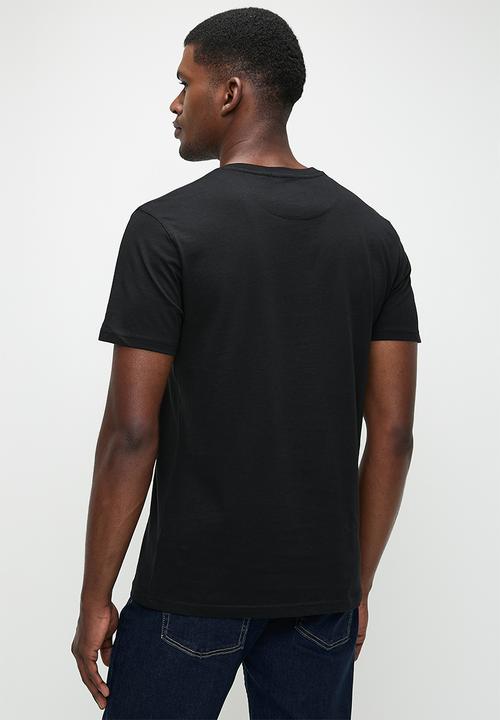 POLO - ENZO HD Logo Printed Ss T-Shirt - Black
