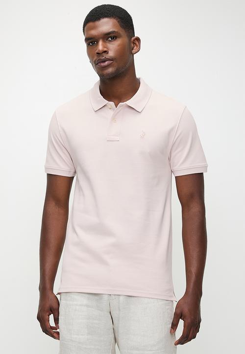 POLO - CARTER  Essential Pique Ss Golfer - Light Pink