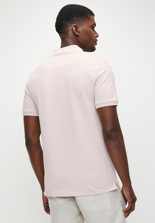 POLO - CARTER  Essential Pique Ss Golfer - Light Pink