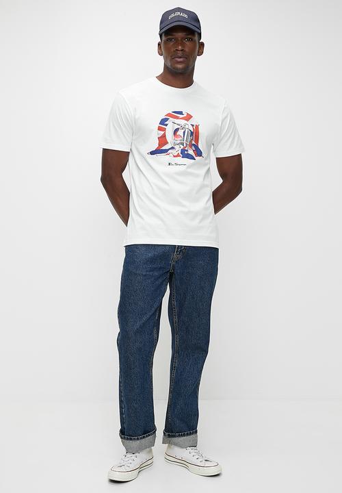 Ben Sherman - Tar Guitar Tee Shirt - White
