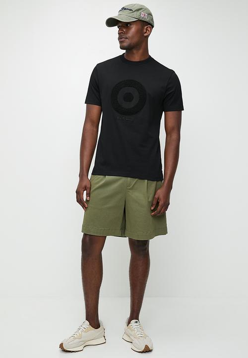 Ben Sherman - Target Towelling Applique Tee - Black