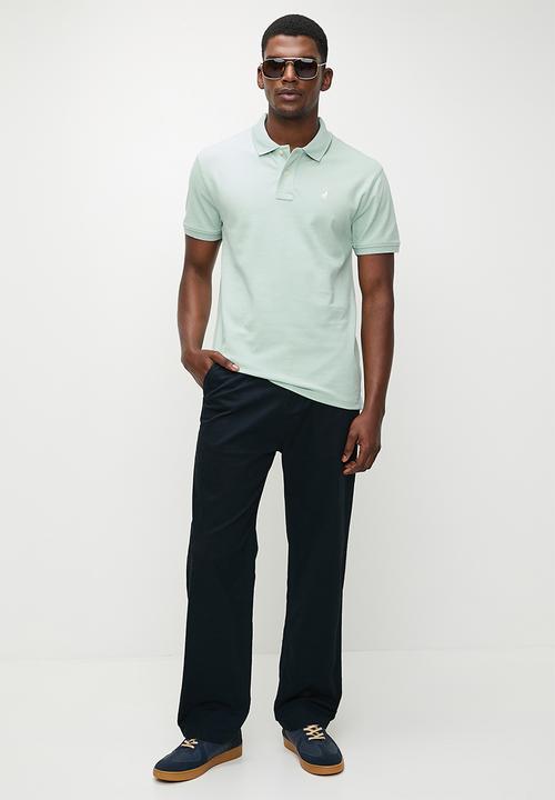 POLO - CARTER  Essential Pique Ss Golfer - Aqua