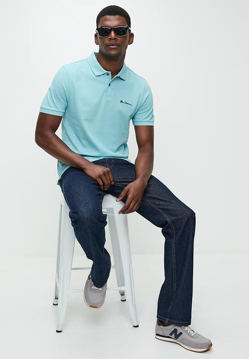 Ben Sherman - Ben Polo short sleeve - Retro Blue