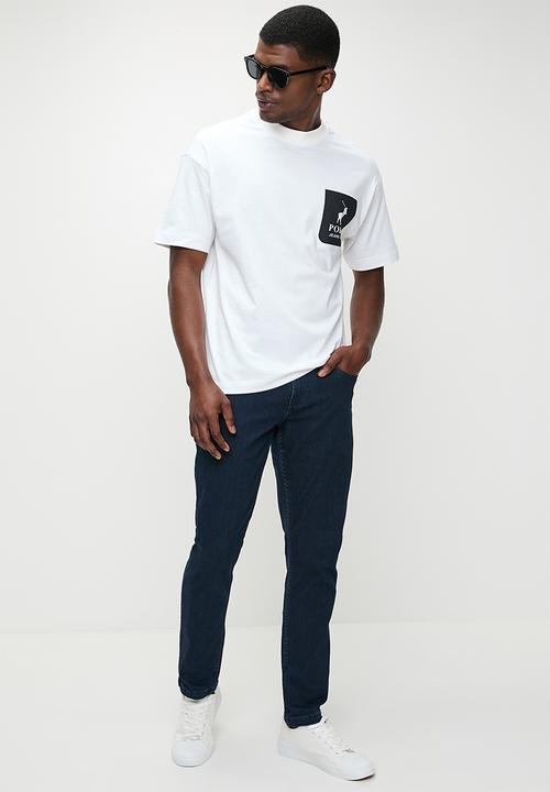 POLO - PETER  Peter Slim Leg Jean - Blue/Black