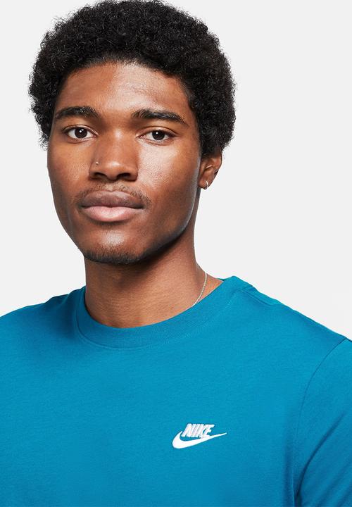 Nike - NSW  Club Tee - Bluegreen/Abyss