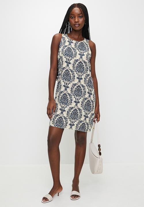 Izabel London - Racerback Slip Dress - Navy