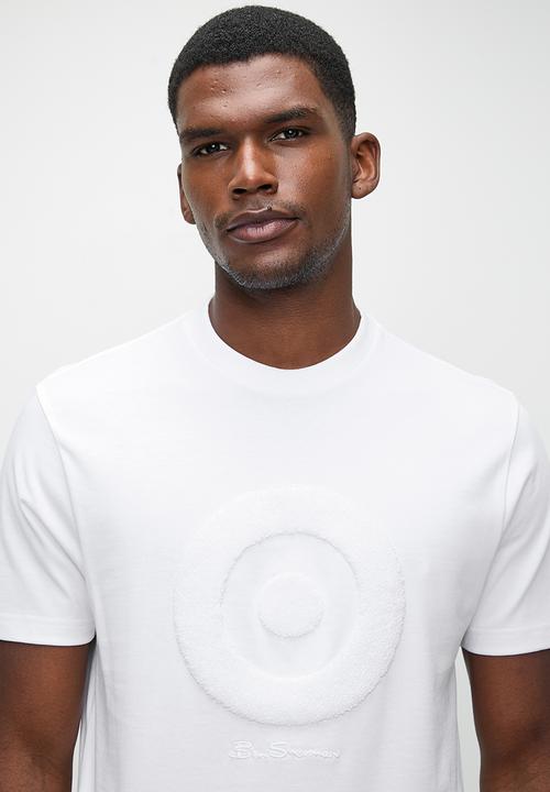 Ben Sherman - Target Towelling Applique Tee - White