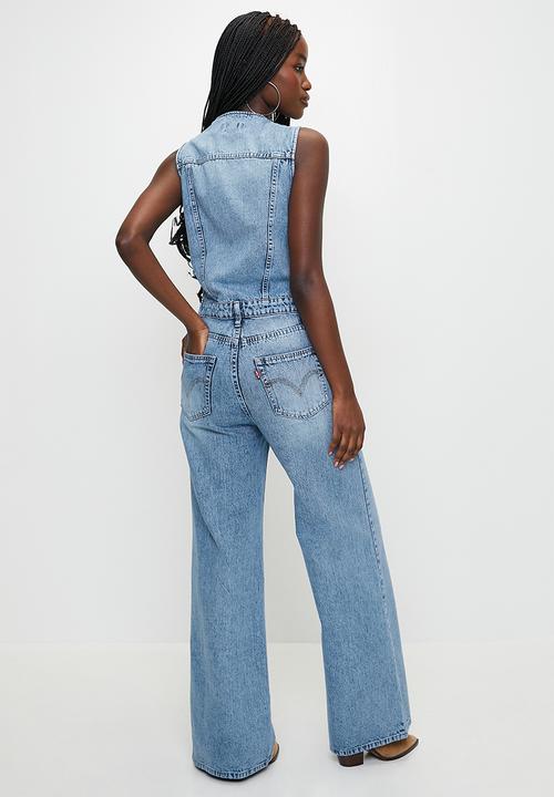 Levi’s® - Denim Wide-Leg Jumpsuit - Dive Deep