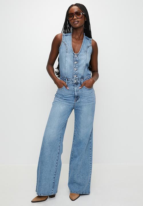 Levi’s® - Denim Wide-Leg Jumpsuit - Dive Deep