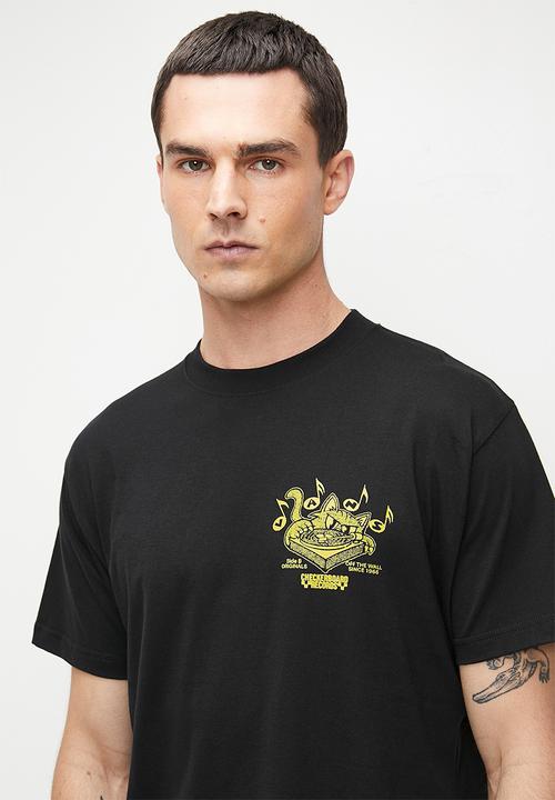 Vans - Scratched Records Short Sleeve - Black
