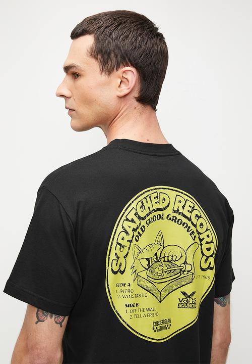 Vans - Scratched Records Short Sleeve - Black
