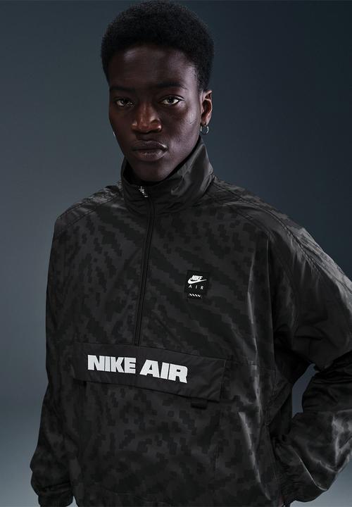 Air 1/2 Zip Jacket Aop - Anthracite/Black/Black