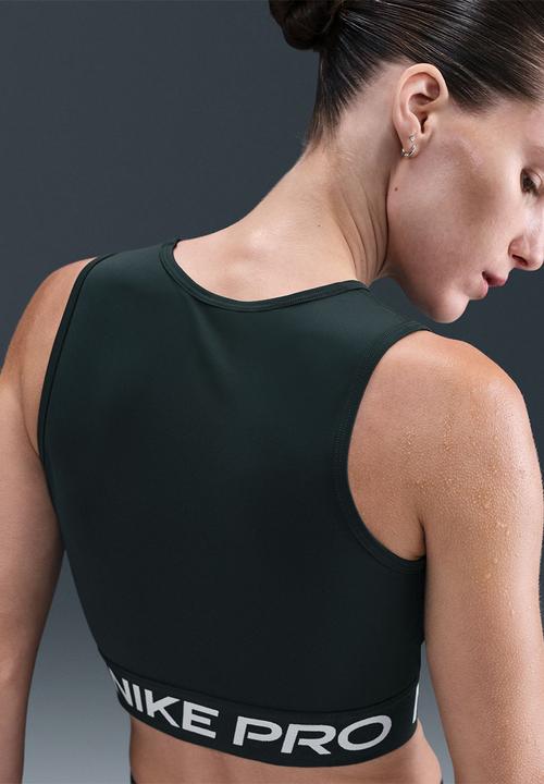Nike - Dri-Fit Cropped Tank Top - Charcoal