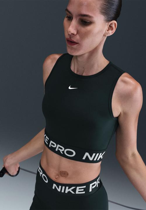 Nike - Dri-Fit Cropped Tank Top - Charcoal