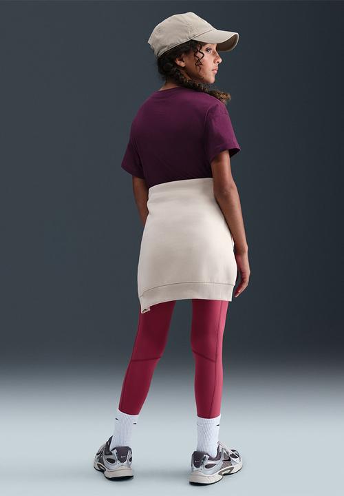 Nike - Girls Nike Sportswear Tee Boxy Essential-Bordeaux