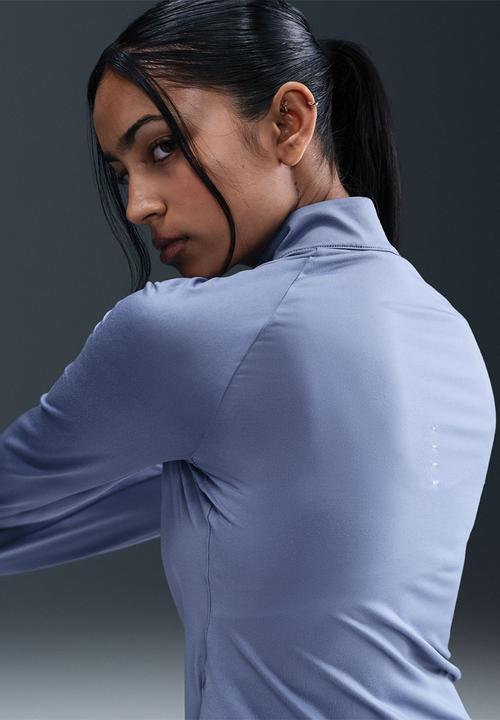 Nike - Dri-Fit Uv 1/4-Zip Running Top - Blue